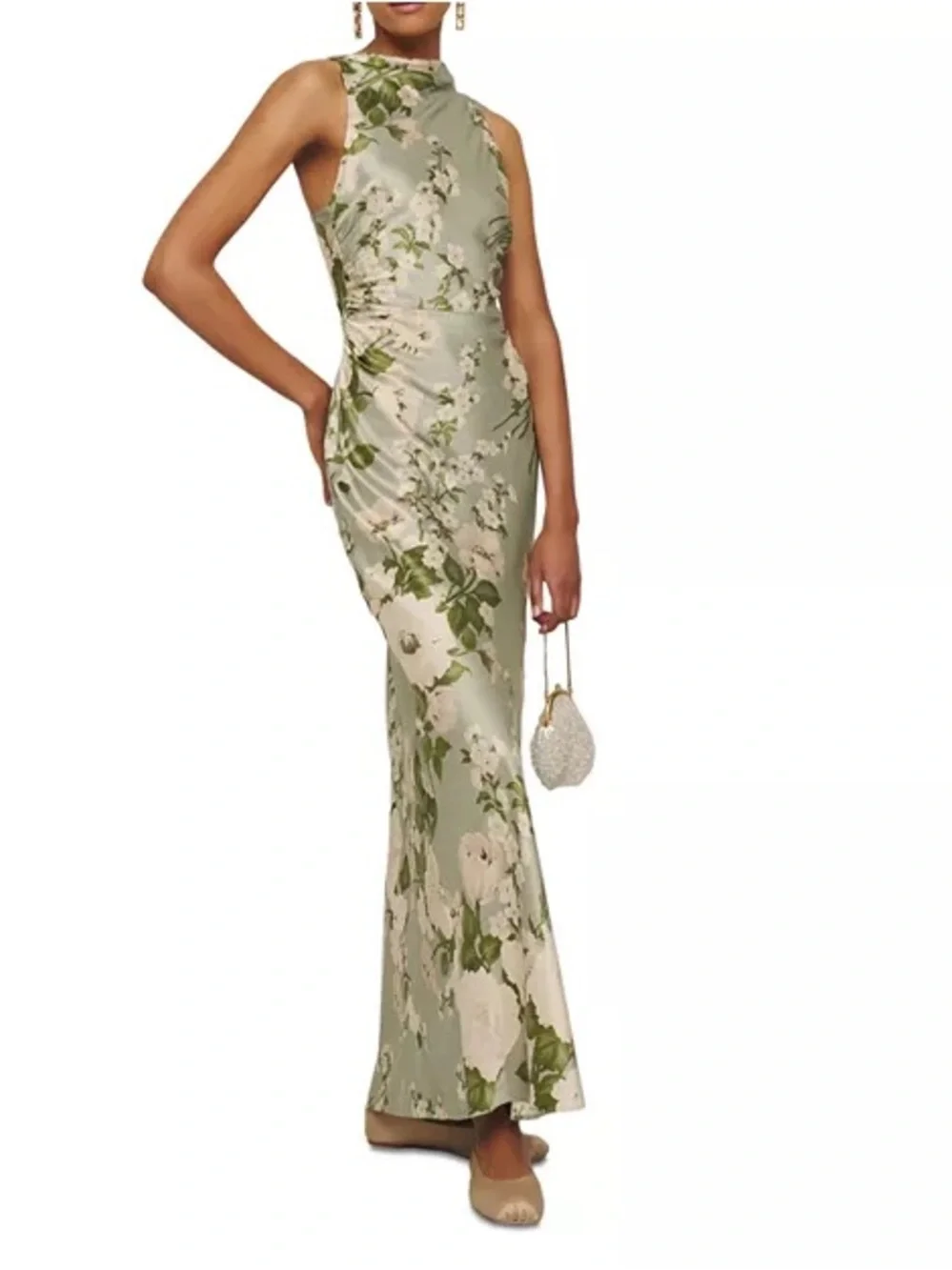 Reformation Reformation Anaiis Silk Dress - Picture 2 of 7